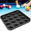 Alomejor Pool Ball Organizer Tray, 16-Ball Capacity, Easy-Carry Design, Black Plastic Tray with Handle for Home, Bar, or Travel Use view 3