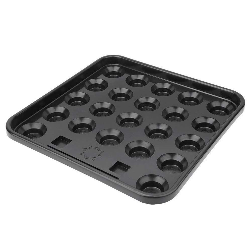 Alomejor Billiard Ball Storage Tray 22 Ball Tray Box No Rolling Table Billiard Ball Holder Snooker Balls Tray