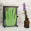 3D Clone Pin Art Toy Classic Pin Sculpture Board for Children Adults Plastic Hand Face Model Office Decoration Clone Pin Art(Green) view 3