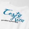 Marky G Apparel Girls' Printed Costa Rica Graphic Cotton Jersey Short Sleeve Tee, White, 5/6 view 2