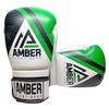 Fury Boxing Gloves - Kickboxing, Muay Thai Training Gloves, Sparring Punching Bag Mitts, Durable PU, Shock-Absorbing Foam Core, Non-Slip Wrist Support, Multi-Sport Glove, 12 oz, Green/Black view 1