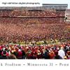 Minnesota Gophers vs Penn State Football, Storming the Field - Unframed 40 x 13.5 Poster by Blakeway Panoramas view 3
