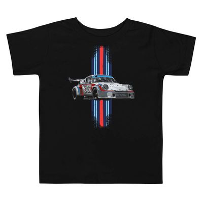 1974 Carrera RSR 2.1 Turbo Graphic T-Shirt | Car Enthusiast Gift | Toddler Black