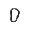 BLACK DIAMOND RockLock Screwgate Carabiner | Hot-Forged, Lightweight | Keylock Nose | Secure Locking Biner for Belaying & Rappelling | Black view 1