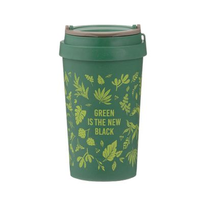 Typhoon PURE Collection | 12.8oz Wheat Fiber Travel Mug - Green is the New Black