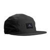 Tillak Wallowa Camp Hat, Lightweight Nylon 5 Panel Cap with Snap Closure (Black) view 1