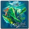 Fishing Mahi Wicked Fishing Vintage Sign 12X12 view 1