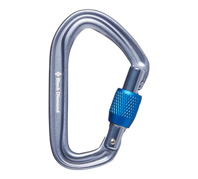 BLACK DIAMOND HotForge Screwgate Carabiner | Keylock Nose | Hot-Forged Aluminum | Secure Locking Carabiners for Rock Climbing & Outdoors