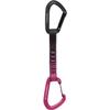 Black Diamond HotForge Hybrid Quickdraw | Keylock Straight & Bent Gate Carabiners | Durable Nylon Dogbone | Sport & Trad Rock Climbing Draw | Ultra Pink | 16 cm view 1