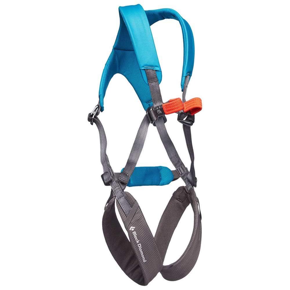 BLACK DIAMOND Kids Momentum Full Body Harness | Secure Fit | Adjustable Design | Safe Climbing Harness for Children