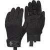 BLACK DIAMOND Men's Crag Gloves | Breathable Stretch Mesh | Synthetic Leather Palm | Durable Protection for Belaying & Via Ferrata | Black | Extra Large view 1