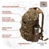 Rig'Em Right Waterfowl Stump Jumper Duck Hunting Blind Backpack with Multi-Layered Padded Shoulder Straps and Back Support, Ammo pockets, Sunglasses Case and More (Mossy Oak Bottom Lands Camo) view 2