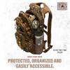 Rig'Em Right Waterfowl Stump Jumper Duck Hunting Blind Backpack with Multi-Layered Padded Shoulder Straps and Back Support, Ammo pockets, Sunglasses Case and More (Mossy Oak Bottom Lands Camo) view 3