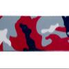 Country Brook Design - Crimson and White Camo Polyester Webbing (1 Inch, 20 Yards) view 3
