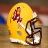 Riddell NCAA Arizona State Sun Devils Matte Yellow Sparky Speed Mini Football Helmet view 1