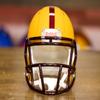 Riddell NCAA Arizona State Sun Devils Matte Yellow Sparky Speed Mini Football Helmet view 2