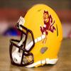 Riddell NCAA Arizona State Sun Devils Matte Yellow Sparky Speed Mini Football Helmet view 4