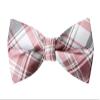 Spring Notion Men's Patterned Bow Tie Fuchsia/Grey view 2