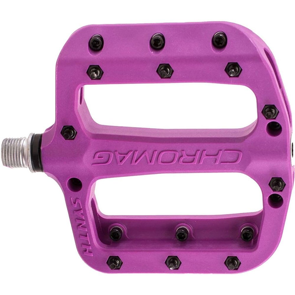CHROMAG Synth Unisex Adult Mountain Bike/MTB/Cycle/VAE/E-Bike Pedals, Purple, 110 x 107 mm
