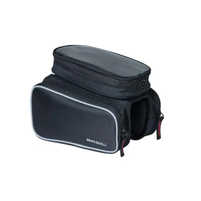 Basil Unisex Adult's Rahmentasche-2179225350 Frame case, Black, Standard Size