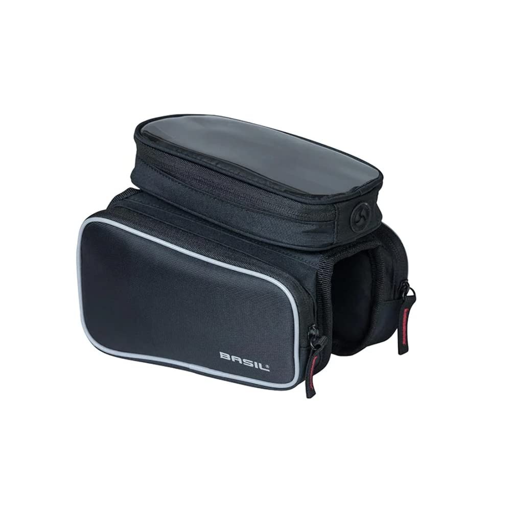 Basil Unisex Adult's Rahmentasche-2179225350 Frame case, Black, Standard Size