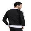 ARENA Men's Team Relax IV Track Jacket Front Zip Side Pockets Lightweight Athletic Retro Cool Bomber Jacket, Black/White/Black, Small view 2