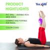 Yes4All Soft Weighted Toning Ball Smooth 5lb Pink view 3