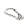 MroMax Carabiner Snap Hook, 1.59"/40.3mm 304 Stainless Steel Carabiner Spring Snap Link Hook Clip Keychain 7Pcs view 1