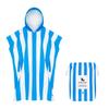 Dock & Bay Adult Beach Poncho - Hooded Towel with Deep Pockets - for Beach & Pool - Super Absorbent, Quick Dry - Cabana - Bondi Blue, Large (105x80cm, 41x31) view 2