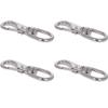 MroMax Eye Hook,304 Stainless Steel 0# Carabiner Lock Boat Clip Hook 2.56" Length, 3pcs view 1