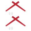 2 Pair Red Replacement Earsocks & Nosepieces Kits for Oakley Deviation OO4061 view 1