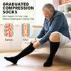 5 Pairs Compression Socks for Men & Women 20-30 mmHg Graduated Compression Black Stockings for Grade Pregnancy Essentials Varicose Vein Swelling Feet Relief Running Sports & Recreation(Black,S-M) view 4