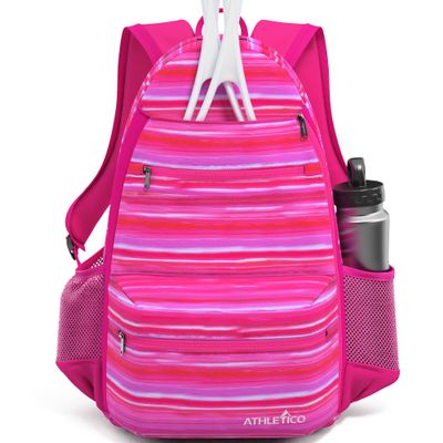 Athletico Compact City Tennis Backpack (Pink)