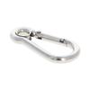 MroMax Carabiner Snap Hook, 2.01"/51.1mm 304 Stainless Steel Carabiner Spring Snap Link Hook Clip Keychain 5Pcs view 1