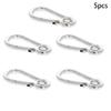 MroMax Carabiner Snap Hook, 2.01"/51.1mm 304 Stainless Steel Carabiner Spring Snap Link Hook Clip Keychain 5Pcs view 2
