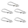 MroMax Carabiner Snap Hook, 2.01"/51.1mm 304 Stainless Steel Carabiner Spring Snap Link Hook Clip Keychain 5Pcs view 3