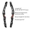 25" ILF Bow Riser Archery Recurve Bow Riser Aluminum Alloy Takedown Bow Handle Grip Right Hand (Black) view 3