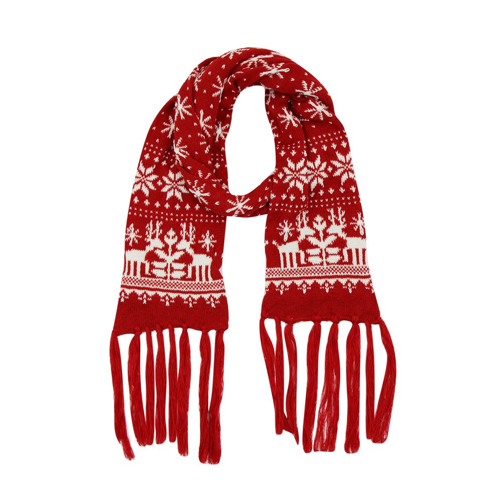 Knitted Scarf Fashion Solid Color Toddler Soft Warm Scarves Neck Warmer Winter with Tassel for Girls Womens