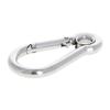 MroMax Carabiner Snap Hook, 2.37"/60.2mm 304 Stainless Steel Carabiner Spring Snap Link Hook Clip Keychain 10Pcs view 1