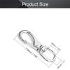 MroMax Eye Hook, 304 Stainless Steel 3# Carabiner Lock Boat Clip Hook 4.65" Length, 4pcs view 2