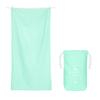 Dock & Bay Beach Towel - Quick Dry, Sand Free - Compact, Lightweight - 100% Recycled - Includes Bag - Essential - Rainforest Green, Large (160x90cm, 63x35) view 1