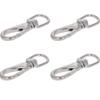 MroMax Eye Hook,304 Stainless Steel 1# Carabiner Lock Boat Clip Hook 3.27" Length, 2pcs view 1