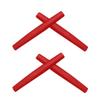2 Pair Red Replacement Earsocks for Oakley Probation OO4041 Sunglasses view 1