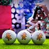 Gingerbread Imprint Novelty Golf Balls 12-Pack: Tee Off with Sweet Holiday Style and Fun! view 2