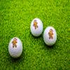 Gingerbread Imprint Novelty Golf Balls 12-Pack: Tee Off with Sweet Holiday Style and Fun! view 3