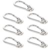 MroMax Carabiner Snap Hook, 2.76"/70mm 304 Stainless Steel Carabiner Spring Snap Link Hook Clip Keychain 7Pcs view 1