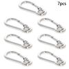 MroMax Carabiner Snap Hook, 2.76"/70mm 304 Stainless Steel Carabiner Spring Snap Link Hook Clip Keychain 7Pcs view 4