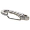 MroMax Carabiner Snap Hook, 304 Stainless Steel Spring Gate Snap Hook Clip 40mm/1.57" Length Marine Grade Lobster Claw, 5pcs view 1