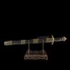 GLW Sword Dragon Tiger Double-Edged Treasured Sword Traditional Folded Pattern Steel 100% Handmade Grinding Polishing Chinese Longquan Sword Sword Jian Sharp Blade Battle Ready view 2