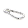 MroMax Carabiner Snap Hook, 2.01"/51.1mm 304 Stainless Steel Carabiner Spring Snap Link Hook Clip Keychain 10Pcs view 1